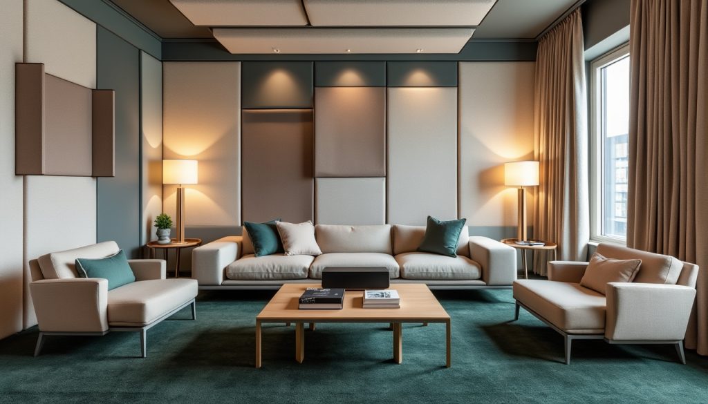 découvrez comment améliorer l'acoustique intérieure de vos espaces grâce à des matériaux absorbants adaptés et des stratégies d'agencement efficaces. optimisez le confort sonore de votre intérieur pour un environnement plus paisible et agréable.